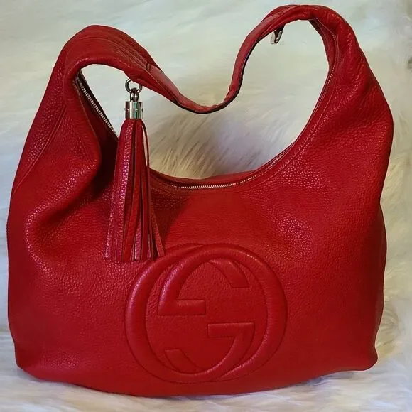 💯 Authentic  Gucci Soho Shoulder Bag 🍀 - Picture 12 of 16